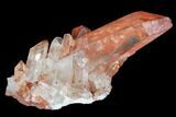 Natural, Red Quartz Crystal Cluster - Morocco #101015-1